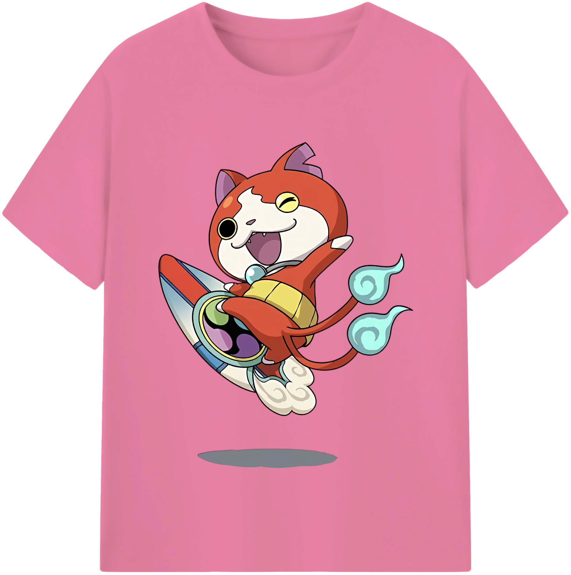 （画像用） 妖怪ウォッチ Yo-kai Watch 綿100％半袖Tシャツ（フロントプリント）